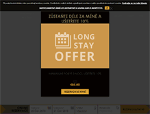 Tablet Screenshot of hotelvoyage.cz